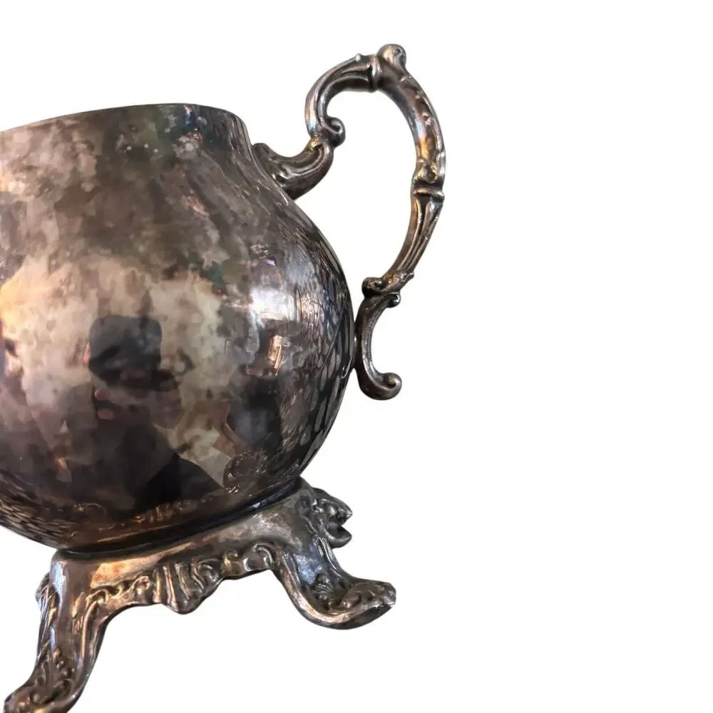 Sheridan Silver on Copper Vintage Milk Cup